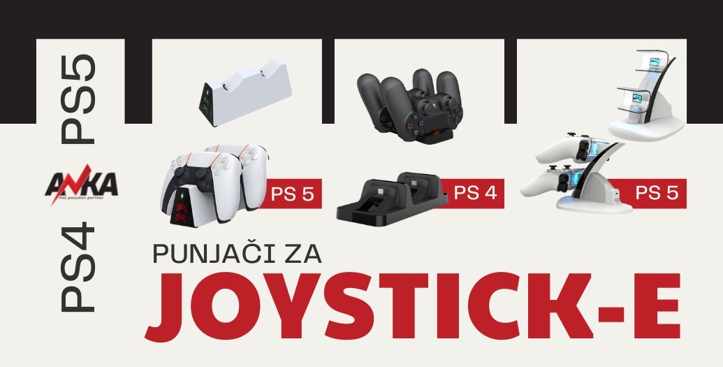 PUNJAČI ZA JOYSTICK-E