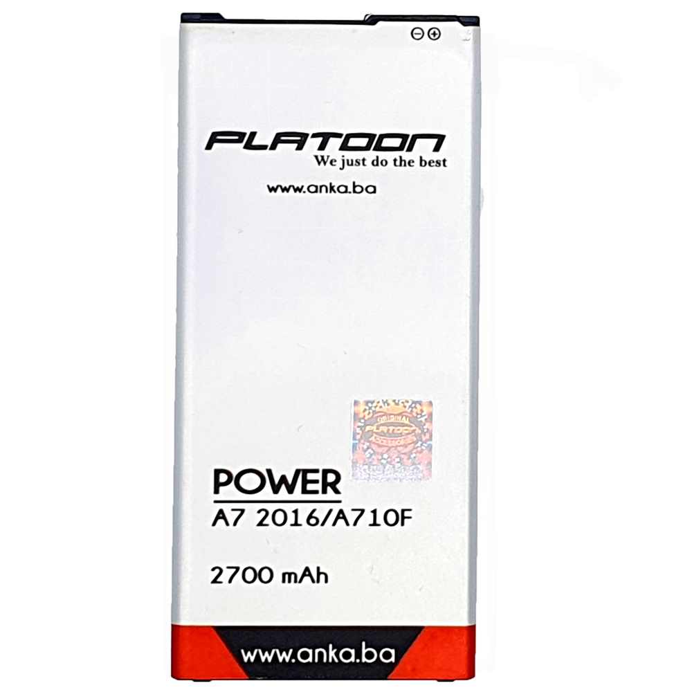 SAMSUNG BATERIJA A7 2016 2700MAH PLATOON