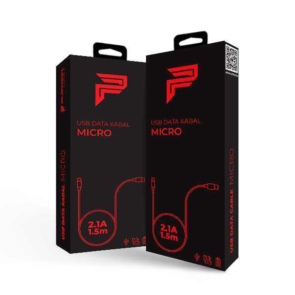USB KABAL MICRO 2,1A 1,5M PLATOON