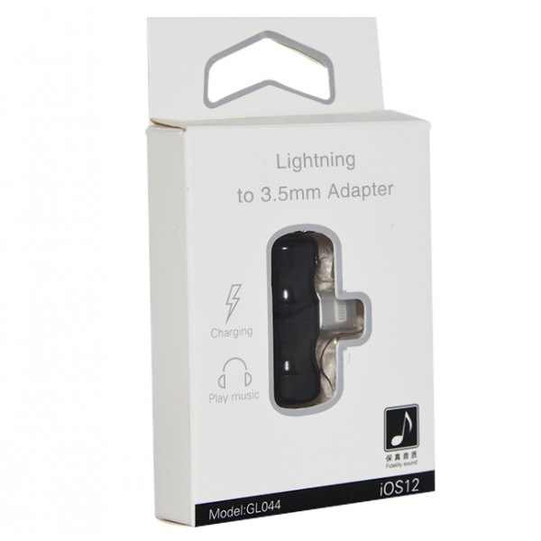 IPHONE LIGHTING ADAPTER PUNJENJE I 3,5MM SLUSALICE GL044