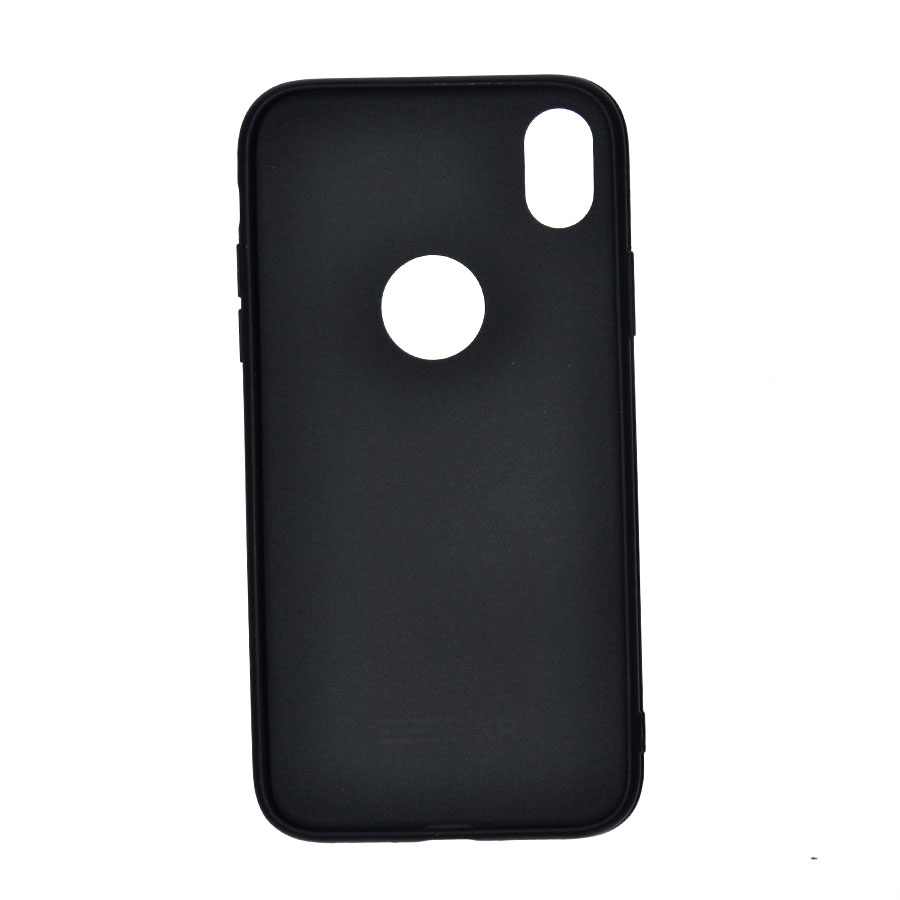 RUBBER XR CRNA SILIKON IPHONE PLATOON