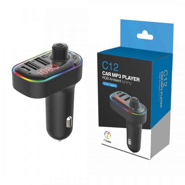 BLUETOOTH FM TRANSMITER C12