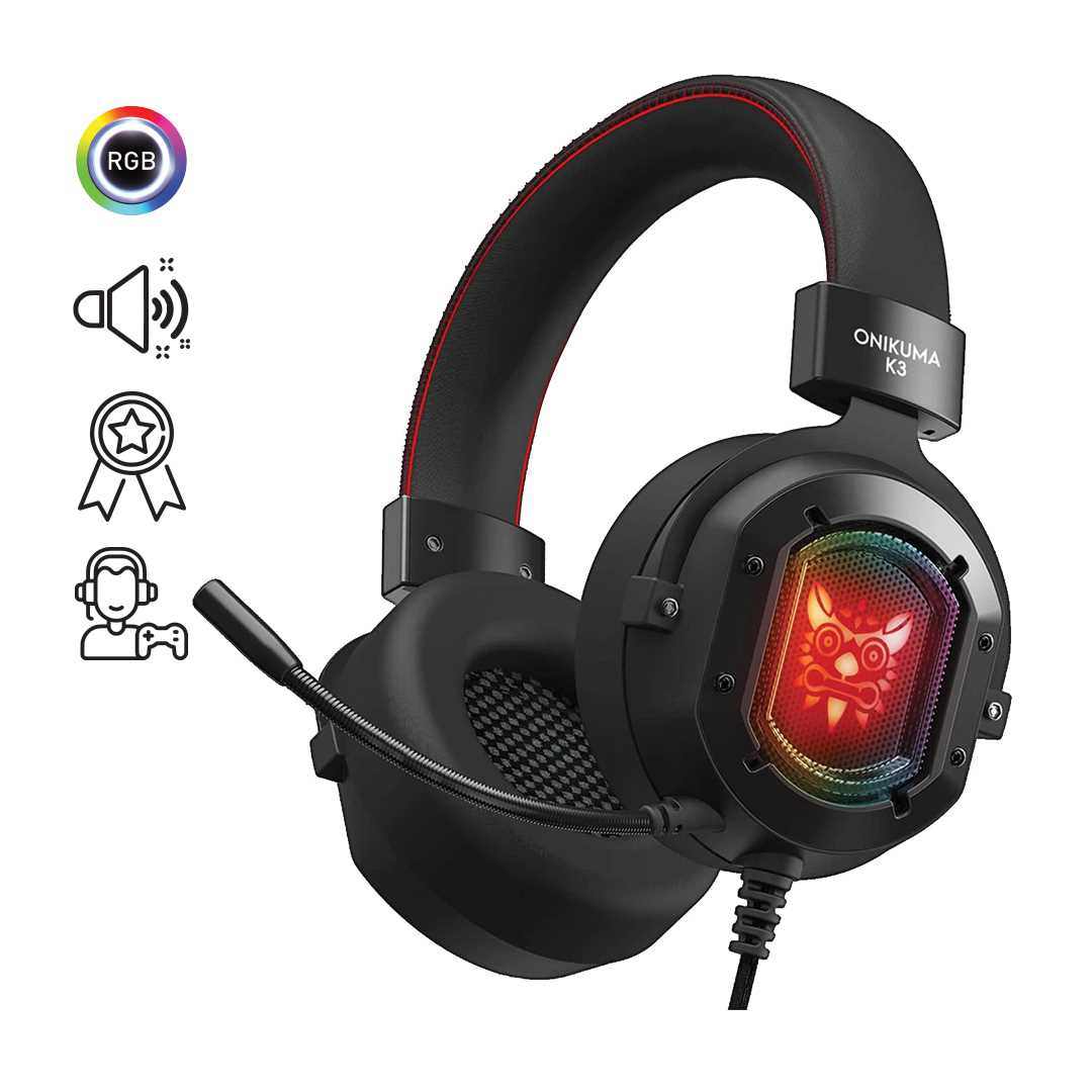 ONIKUMA K3 USB+ 1 X3,5MM SLUSALICE GAMING