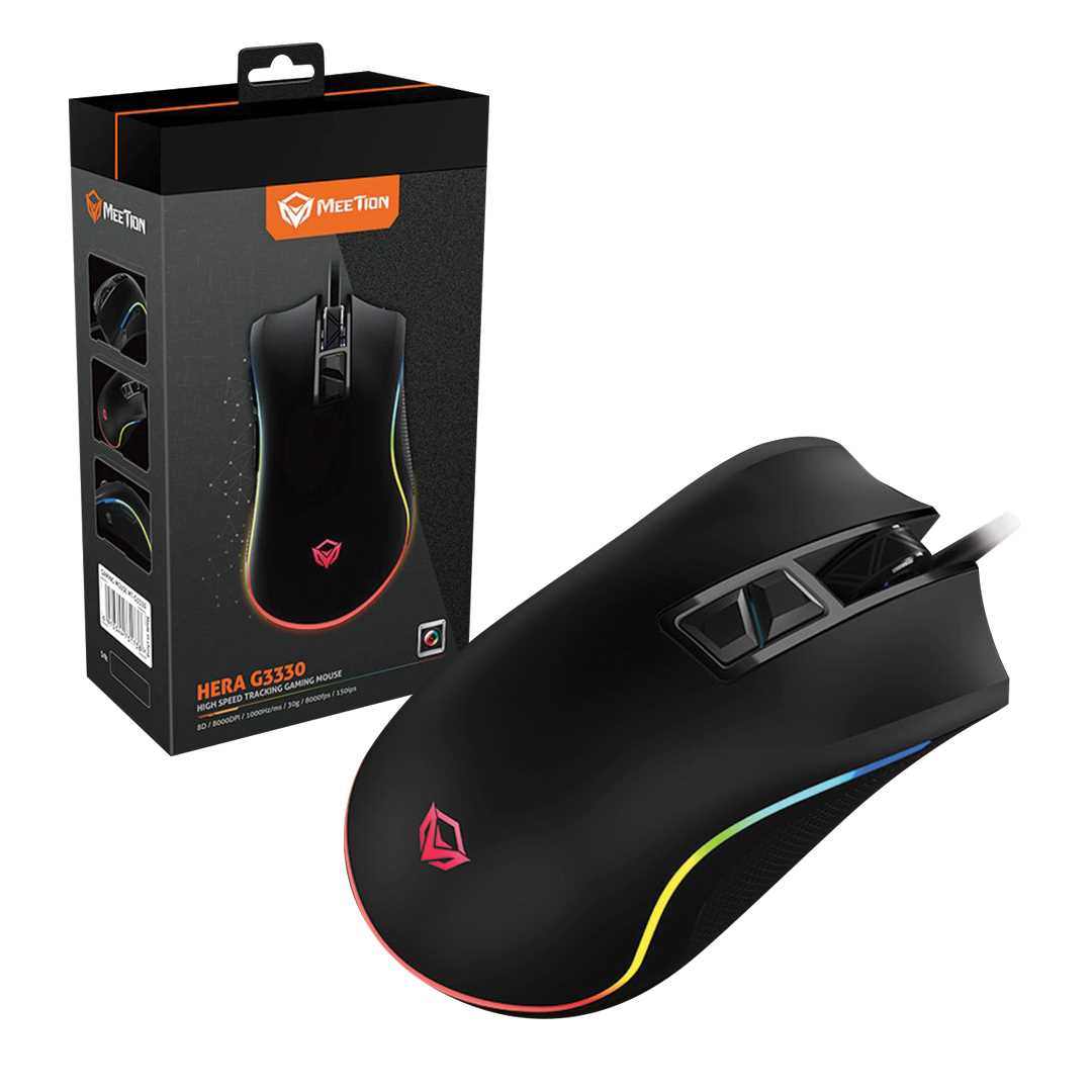 MEETION MT-G3330 GAMING MIS CRNI