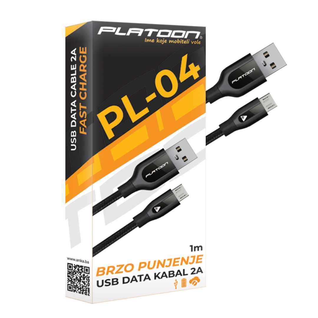 PL-04 LIGHTING 1M USB DATA KABAL BRZO PUNJENJE PLATOON