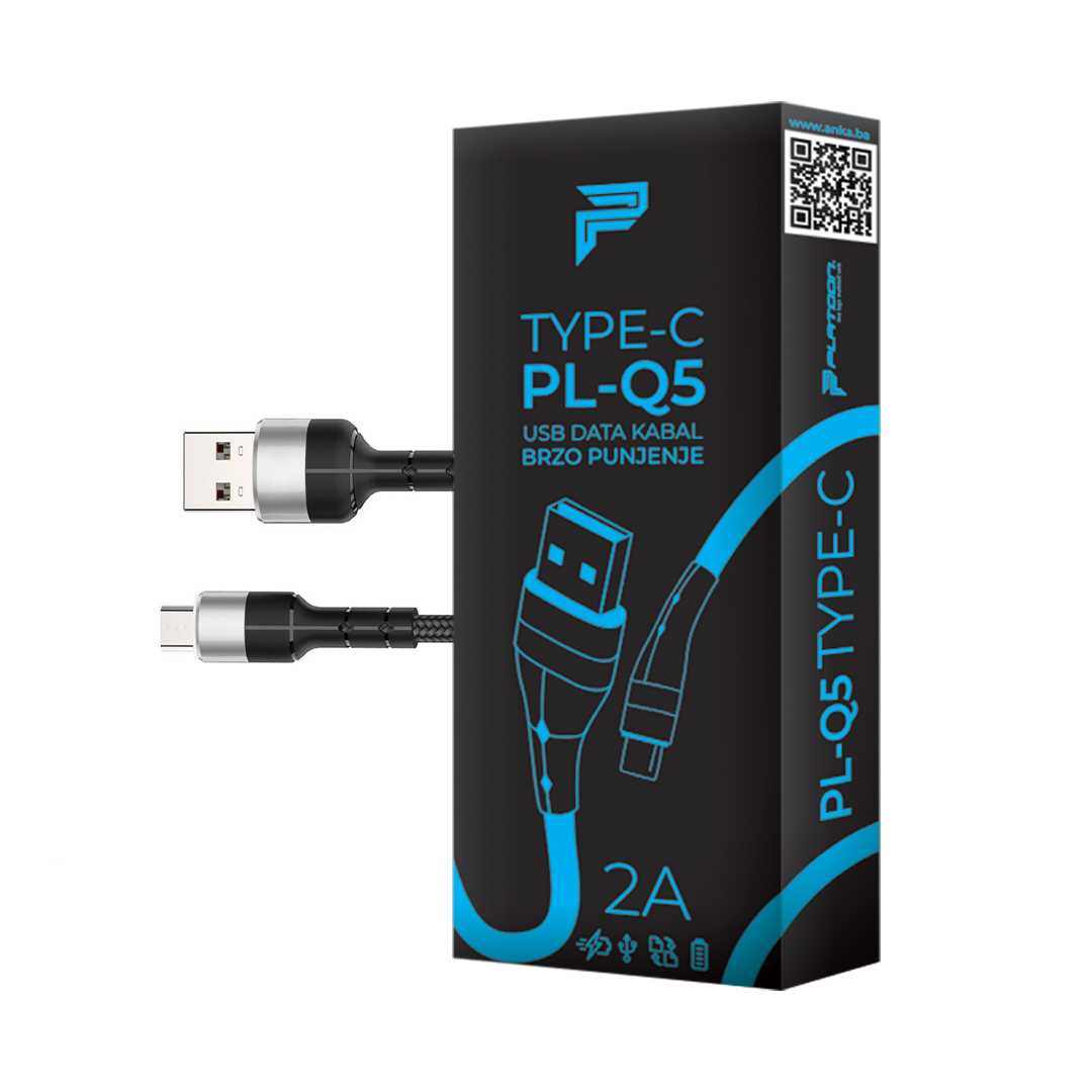 PL-Q5 TYPE C 1,5M USB DATA KABAL BRZO PUNJENJE PLATOON