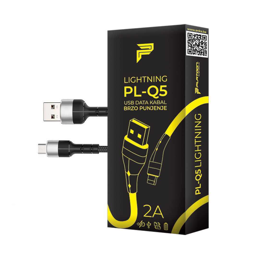 PL-Q5 LIGHTING 1,5M USB DATA KABAL BRZO PUNJENJE PLATOON