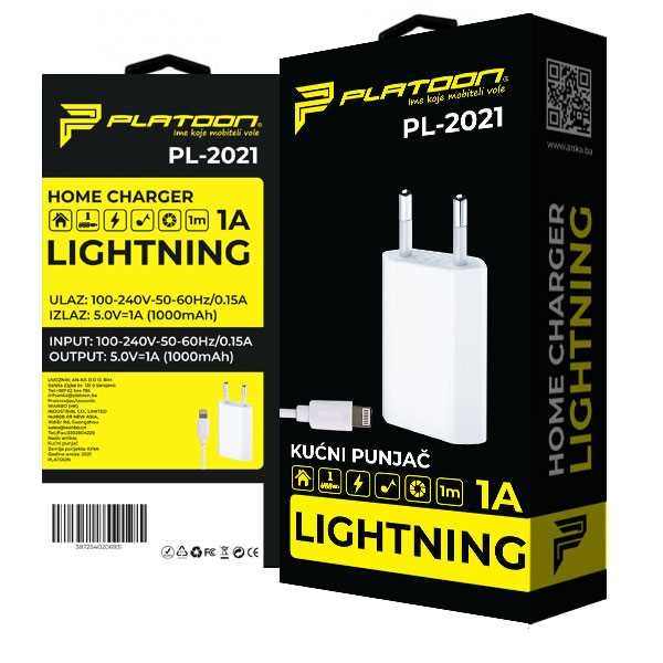 PUNJAC KUCNI IPHONE PL-2021 1A 1M PLATOON