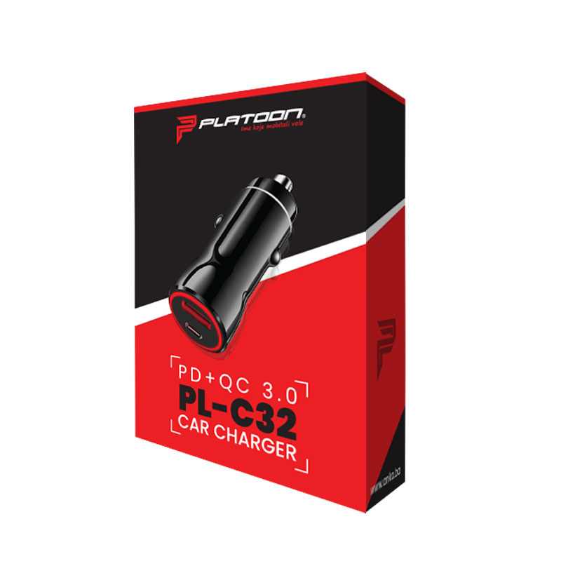 AUTO PUNJAC PD+QC CRNI C32