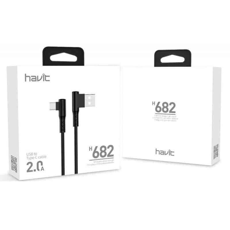HAVIT USB KABAL H682 TYPE-C CRNA