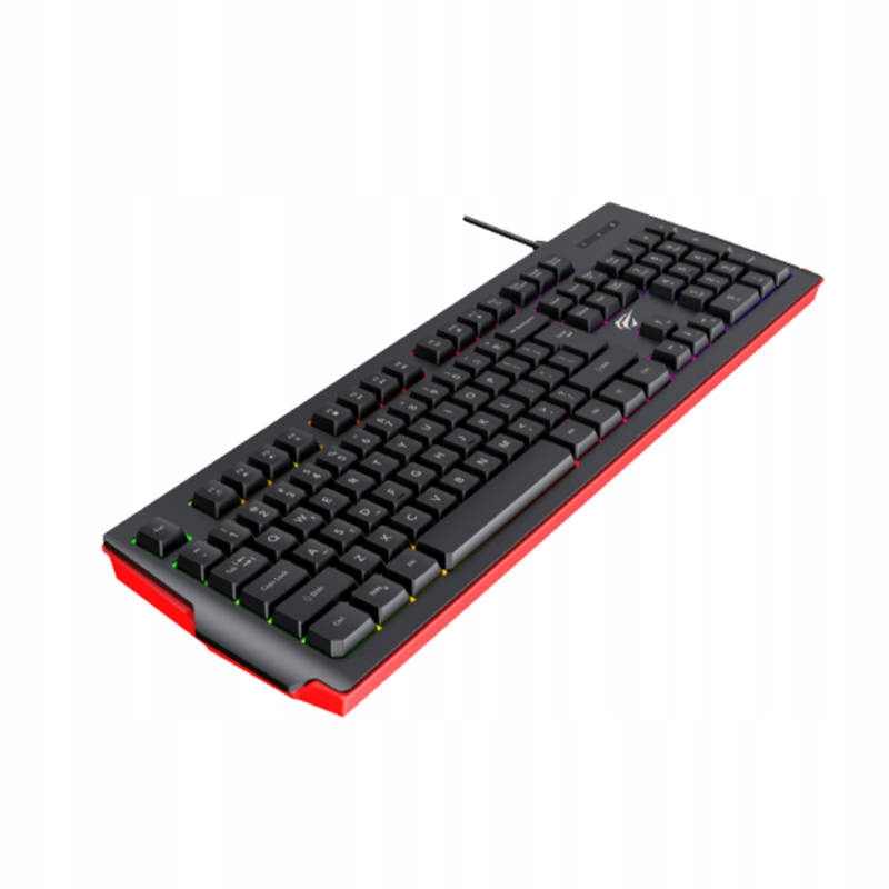 HAVIT TASTATURA KB866L CRNA+CRVENA