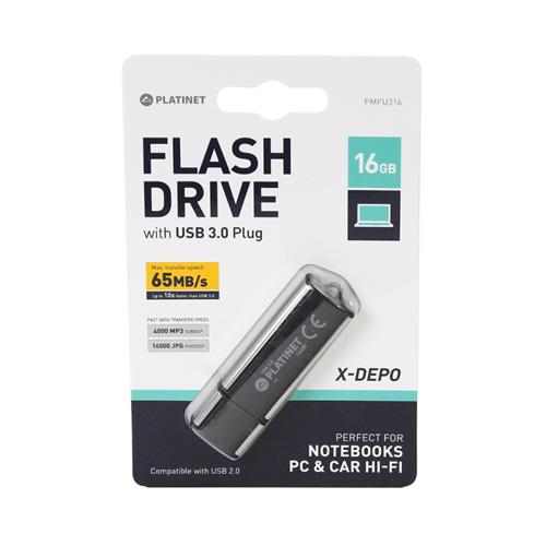 PLATINET PENDRIVE USB 3.0 X-DEPO 16GB [41447]