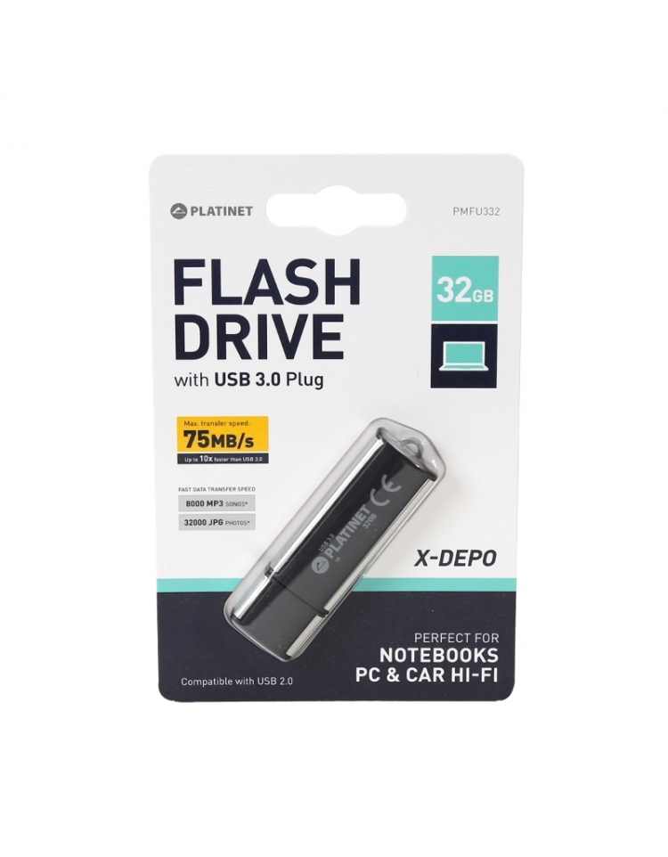 PLATINET PENDRIVE USB 3.0 X-DEPO 64GB [41589]