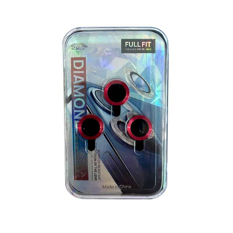 KAMERA STAKLO 11-12 PRO METAL CRVENA IPHONE