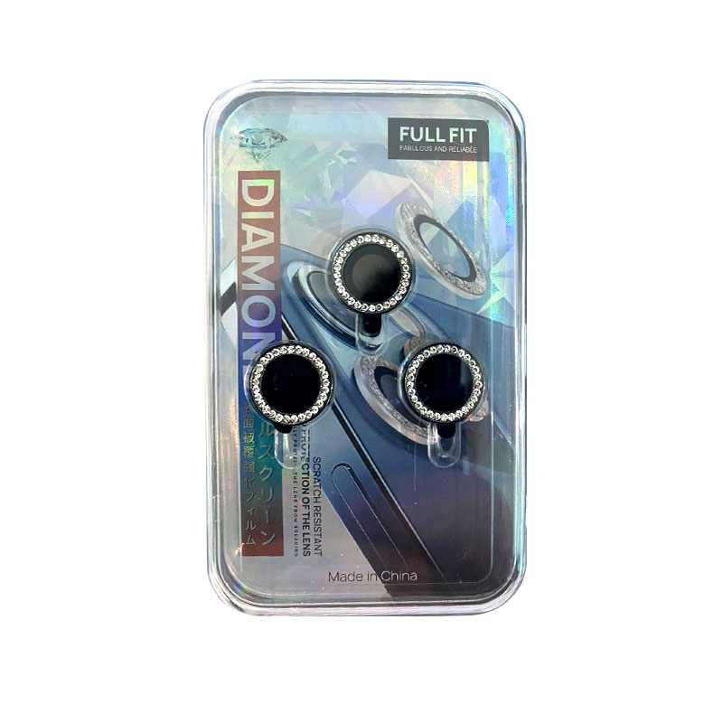 KAMERA STAKLO 11-12 PRO DIAMOND CRNA IPHONE