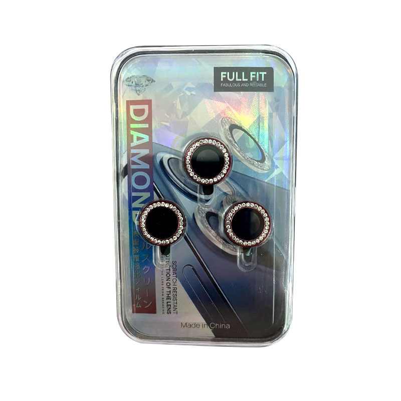KAMERA STAKLO 11-12 PRO DIAMOND CRVENA IPHONE