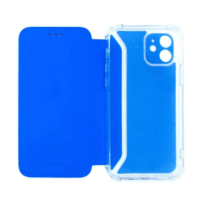 MODERN 12 FLIP PLAVA IPHONE FUTROLA
