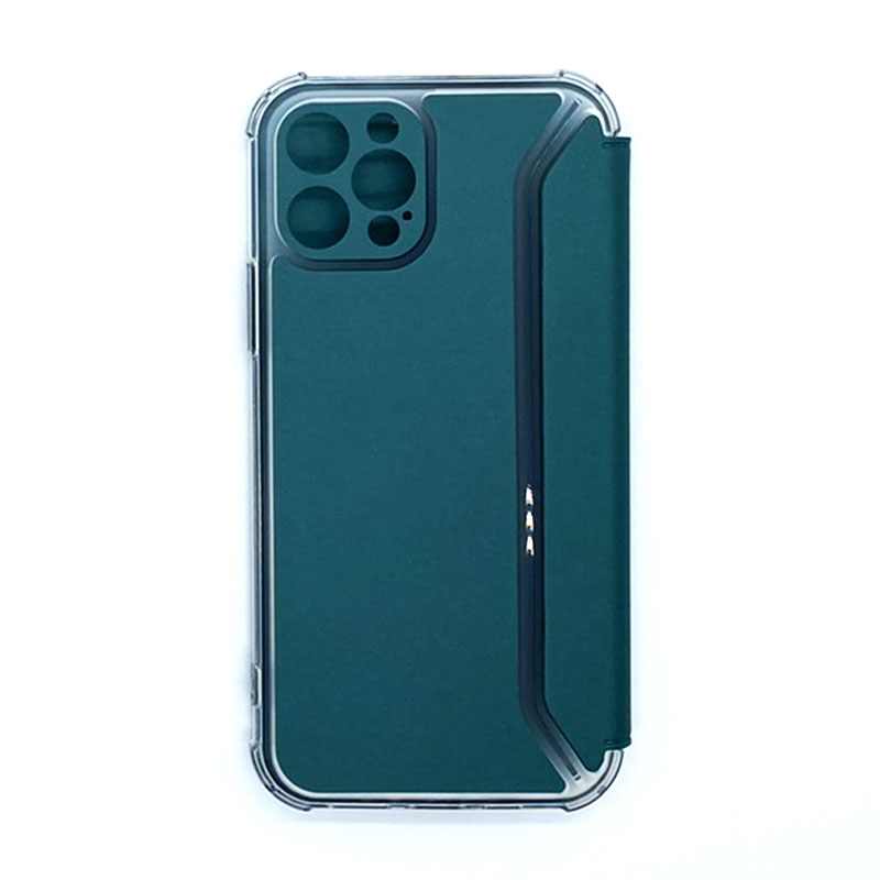 MODERN 12 PRO FLIP TAMNO ZELENA IPHONE FUTROLA