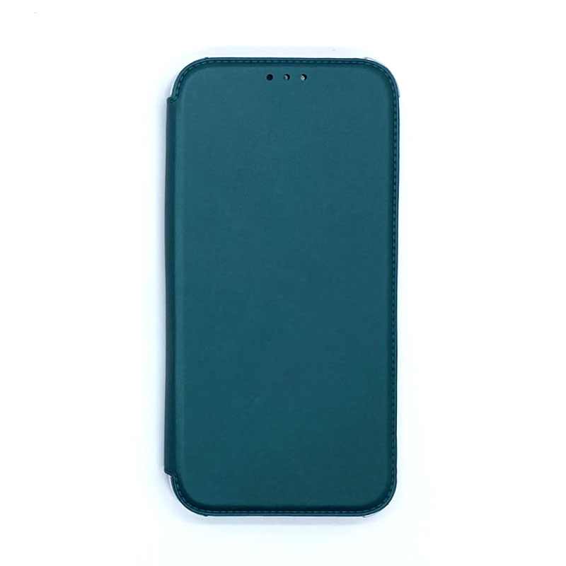 MODERN 12 PRO MAX FLIP TAMNO ZELENA IPHONE FUTROLA