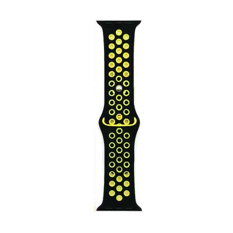 NARUKVICA TWO COLOR CRNA ZUTA #34 42MM