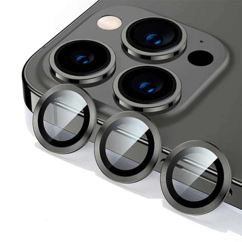 KAMERA STAKLO 14-14 MAX METAL CRNA IPHONE