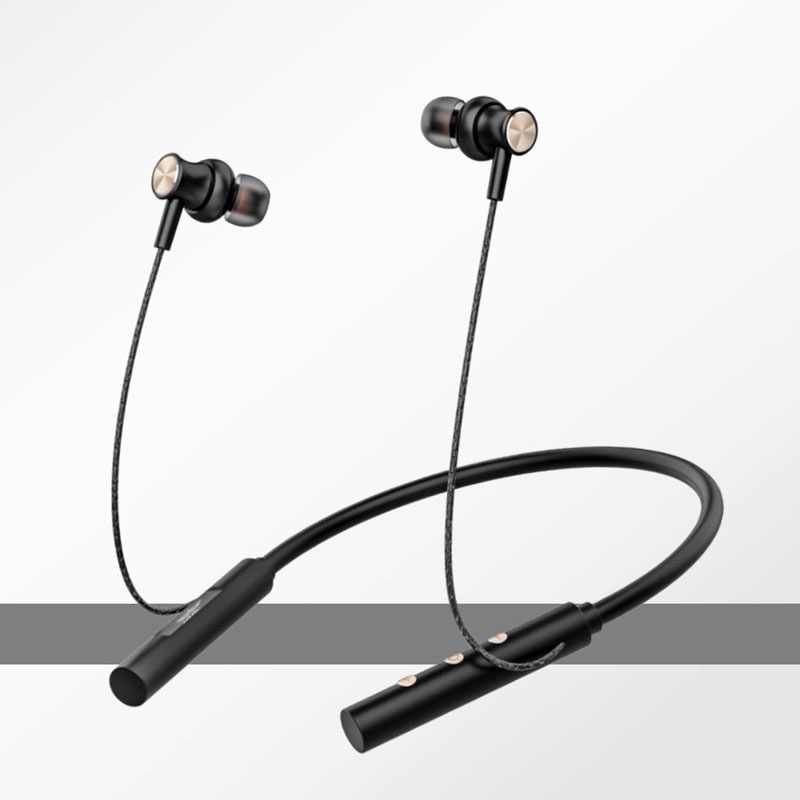 LELISU LS-38 NECKBAND SPORT BLUETOOTH SLUSALICE CRNE