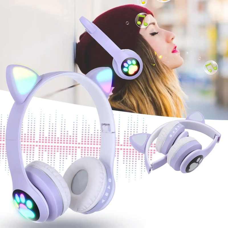 CAT EAR SLUSALICE BLUETOOTH ST-23M PURPLE