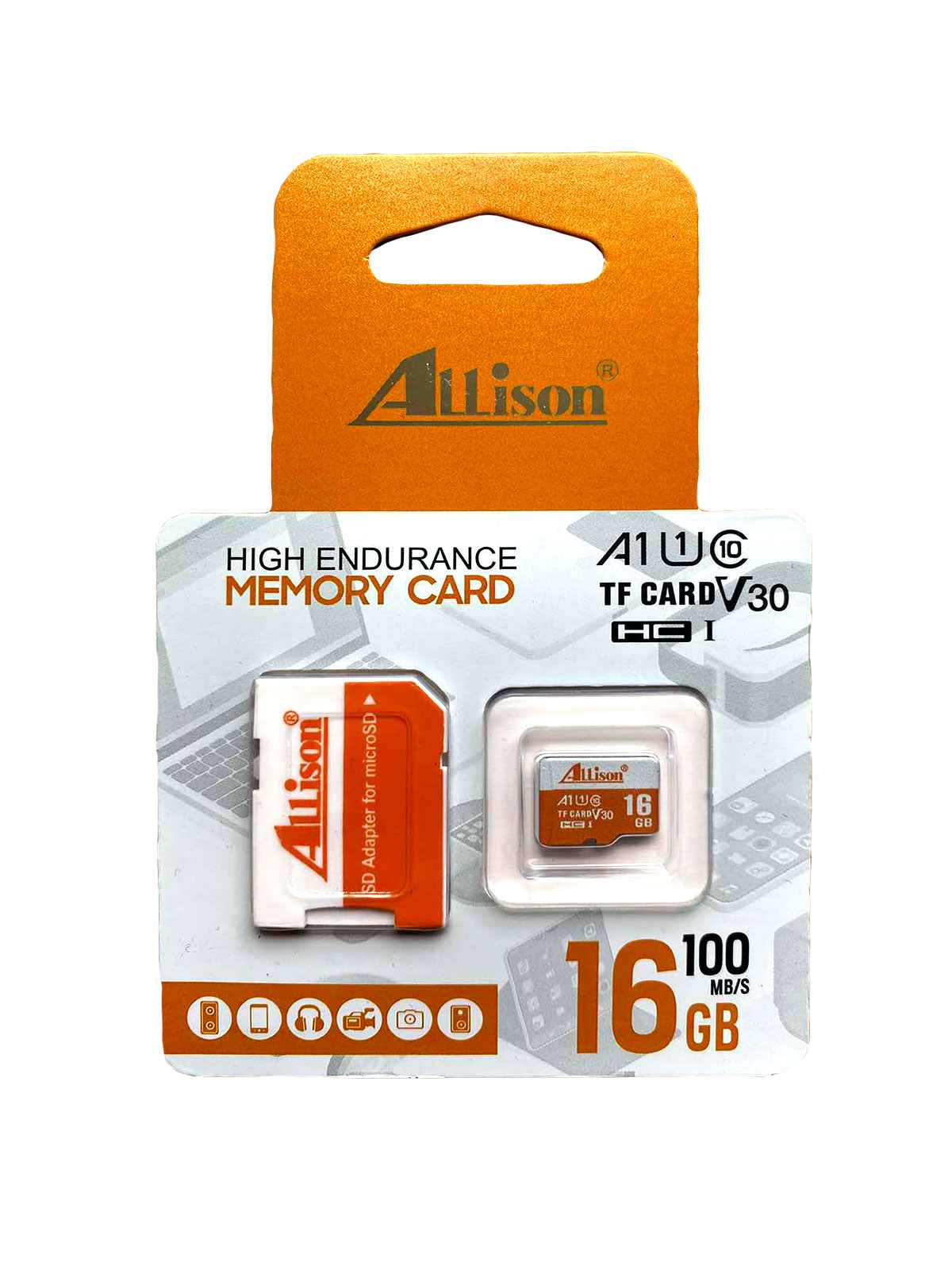ALLISON MICRO SD MEMORY CARD 16GB
