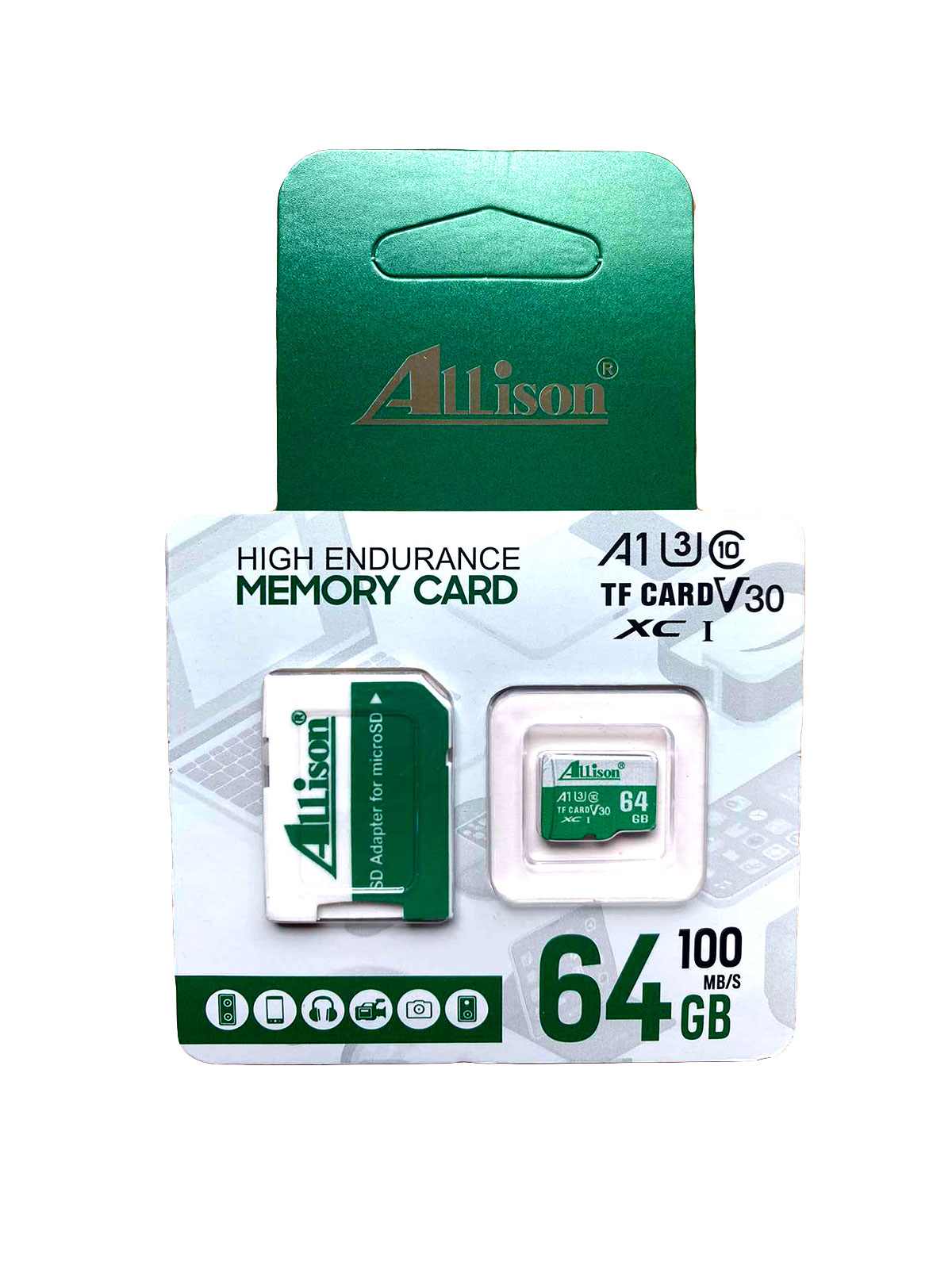 ALLISON MICRO SD MEMORY CARD 64GB