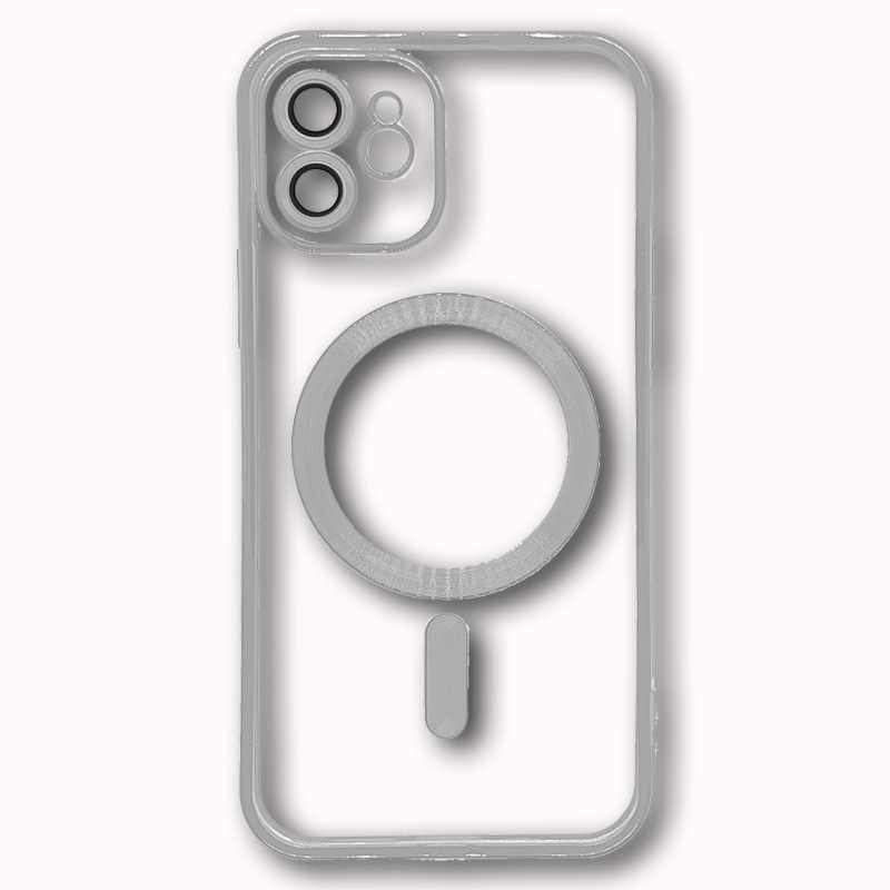 MAGSAFE SILIKON IPHONE 12 SREBRENA SA ZASTITOM KAMERE