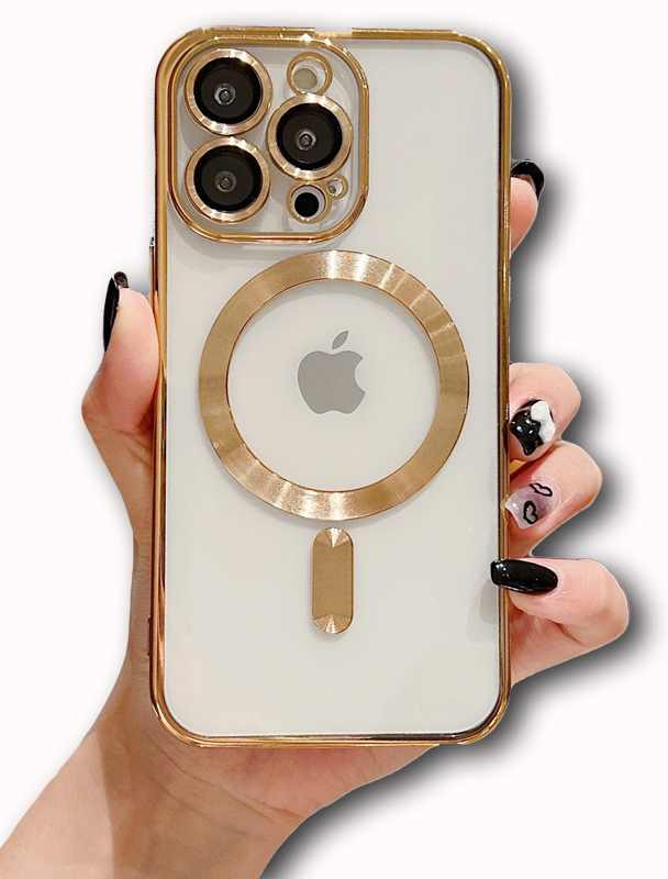 MAGSAFE SILIKON IPHONE 14 PRO ZLATNA SA ZASTITOM KAMERE