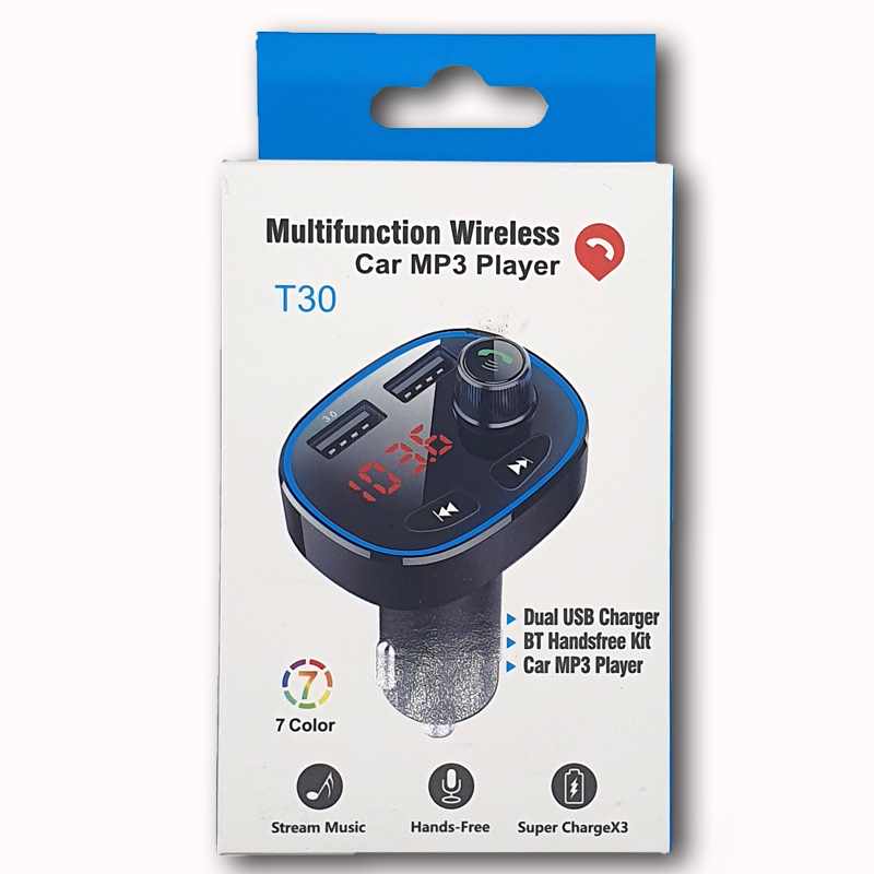 BLUETOOTH FM TRANSMITER T30