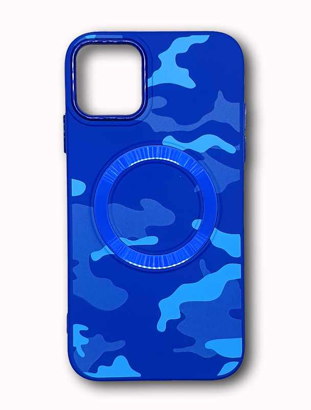 CAMO 11 SILIKON IPHONE PLAVA #1