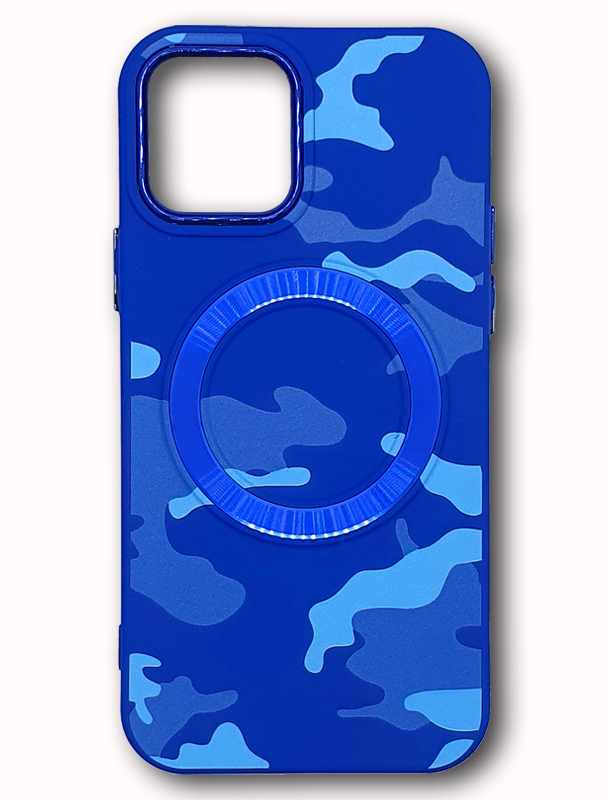 CAMO 12/12 PRO SILIKON IPHONE PLAVA #1
