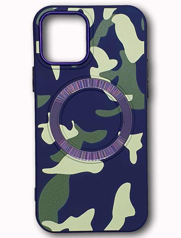 CAMO 12/12 PRO SILIKON IPHONE PLAVA+ZELENA #6
