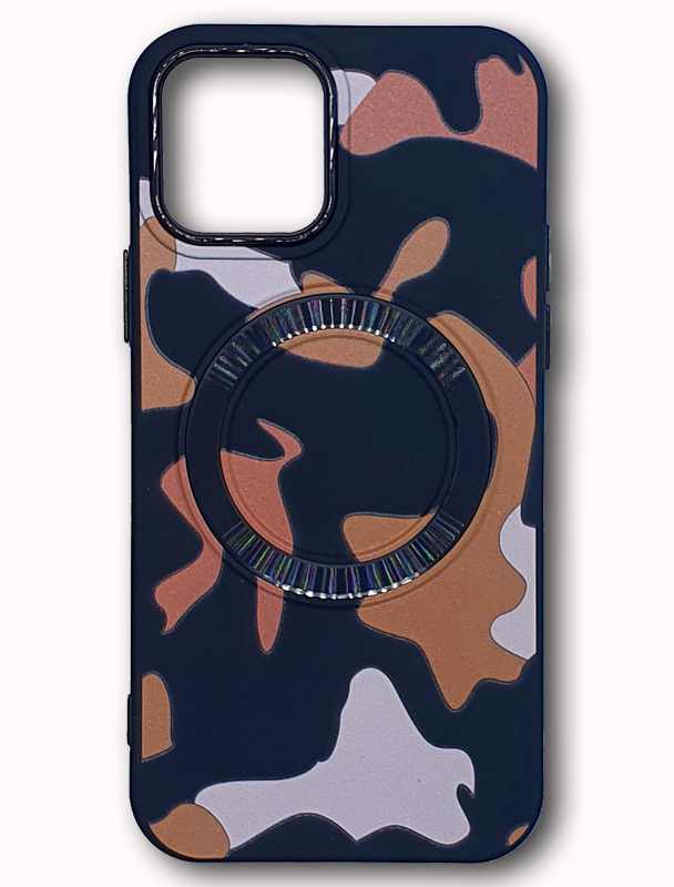 CAMO 12/12 PRO SILIKON IPHONE ZELENA+SMEDJA #10