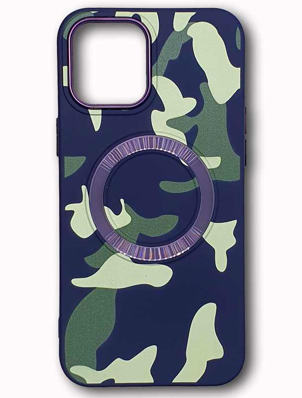 CAMO 12 PRO MAX SILIKON IPHONE PLAVA+ZELENA #6