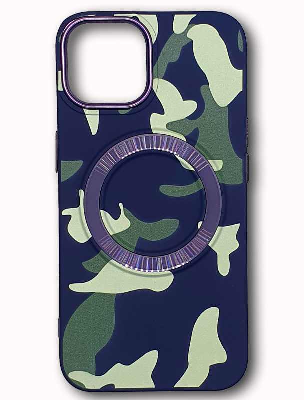 CAMO 13 SILIKON IPHONE PLAVA+ZELENA #6