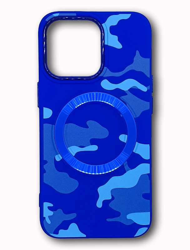 CAMO 13 PRO SILIKON IPHONE PLAVA #1