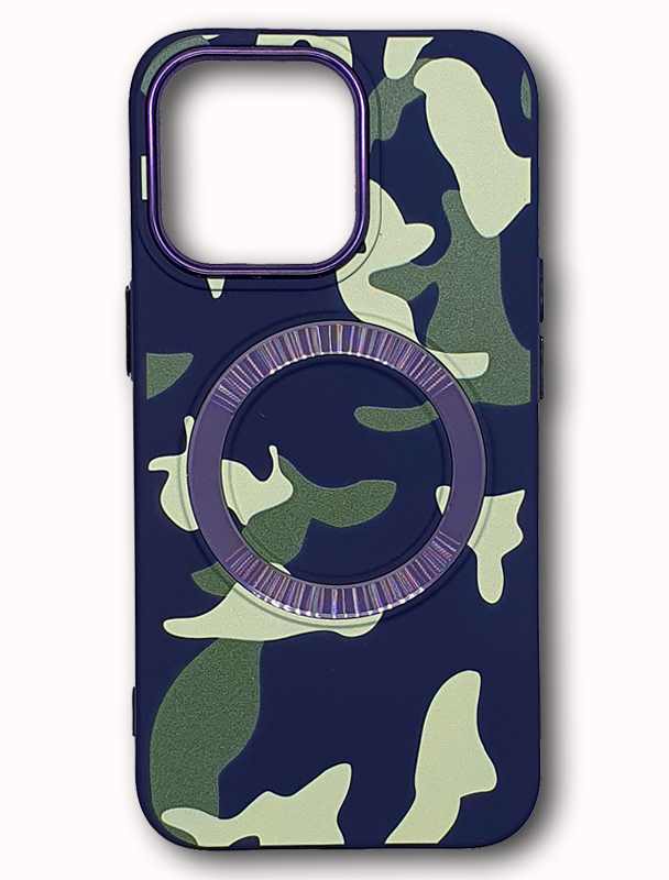 CAMO 13 PRO SILIKON IPHONE PLAVA+ZELENA #6