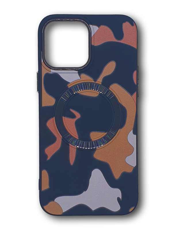 CAMO 13 PRO MAX SILIKON IPHONE ZELENA+SMEDJA #10