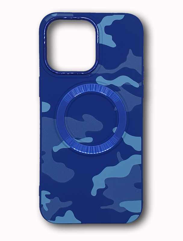 CAMO 14 SILIKON IPHONE PLAVA #1