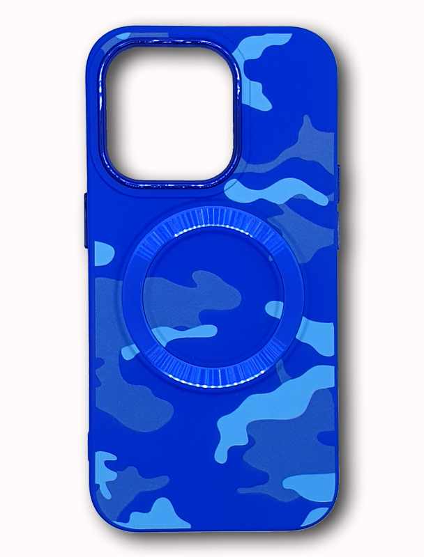 CAMO 14 PRO SILIKON IPHONE PLAVA #1