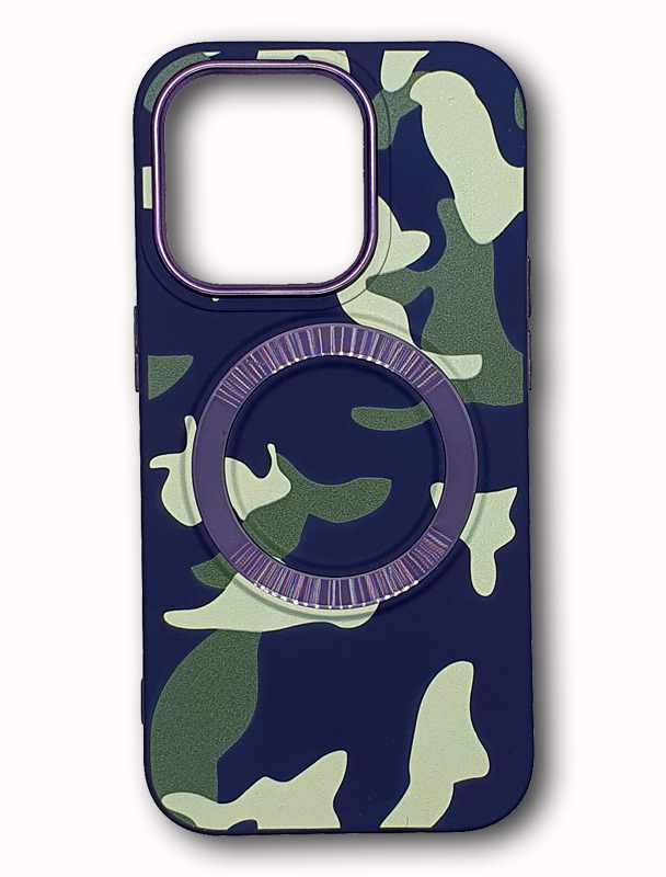 CAMO 14 PRO SILIKON IPHONE PLAVA+ZELENA #6