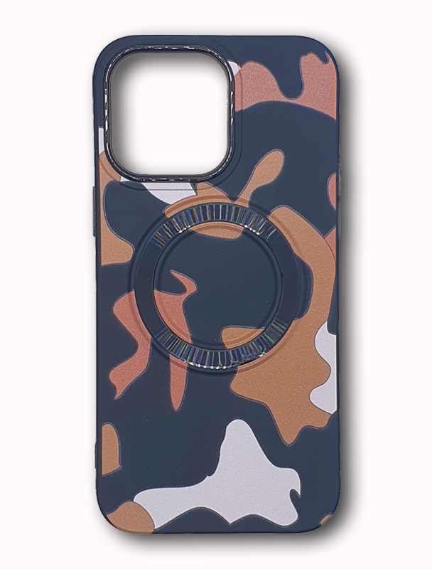 CAMO 14 PRO MAX SILIKON IPHONE ZELENA+SMEDJA #10