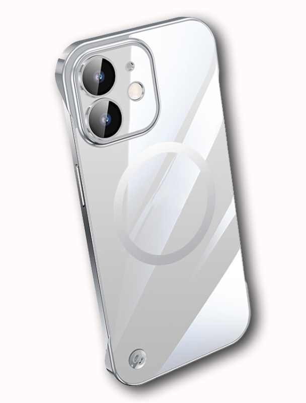 FRAMELESS 12 SILVER IPHONE FUTROLA