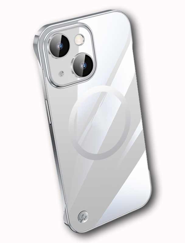 FRAMELESS 14 SILVER IPHONE FUTROLA