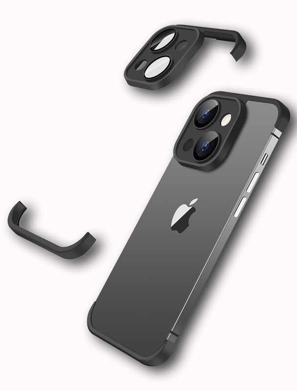 LENS PROTECTOR IPHONE 13 CRNA SILIKONSKA ZASTITA