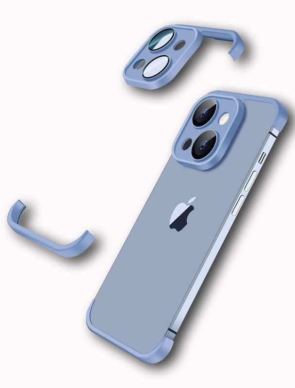 LENS PROTECTOR IPHONE 13 PLAVA SILIKONSKA ZASTITA