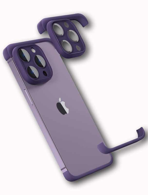 LENS PROTECTOR IPHONE 13 PRO LJUBICASTA SILIKONSKA ZASTITA
